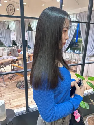 セミロング yukie🌷 /暖色🍒梅田サロンのヘアスタイル