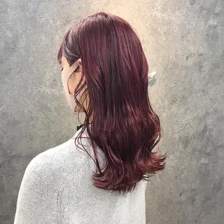 セミロング 所渉/韓国レイヤー /ウルフカットのヘアスタイル