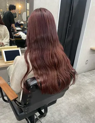 ロング カラー いなみね はるきのヘアスタイル