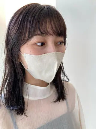 ミディアム カラー SALOWIN 栄3丁目店所属・砂原 ひよりのヘアスタイル