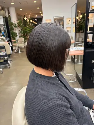 ショート DIFINOaoyama所属・🎧ayaka/ボブ /透明感カラー🩵のヘアスタイル