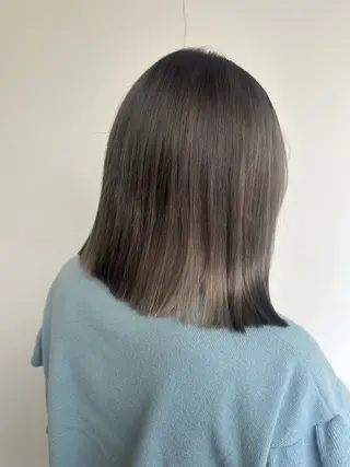 ミディアム カラー MAHO/透明感カラ ー/ツヤ髪のヘアスタイル