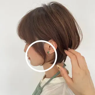 ショート 大江 美穂のヘアスタイル