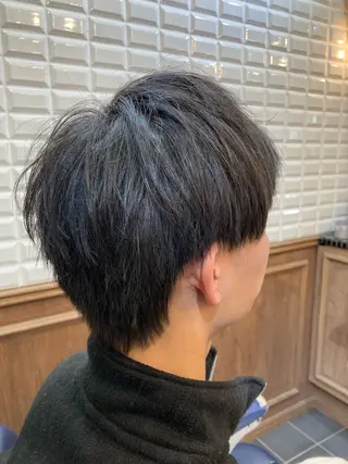 ショート メンズ ルピナス中田店長 山口大地のヘアスタイル