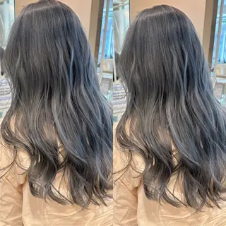 ロング カラー 海希/ブリーチ透明カ ラー/レイヤーカットのヘアスタイル
