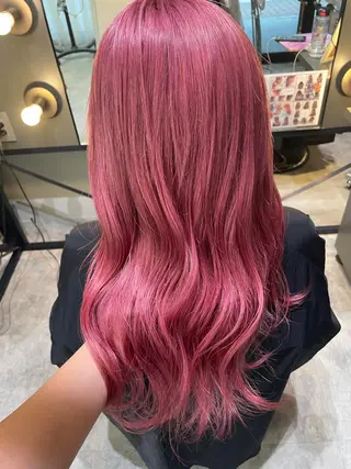 ロング 横山 菜摘のヘアスタイル