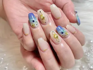 ネイル ゆりか ジョアアンジェ福島のネイルデザイン