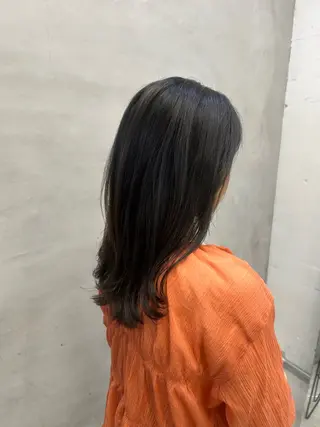 セミロング muku所属・レディースカット モデル/ayunaのヘアスタイル