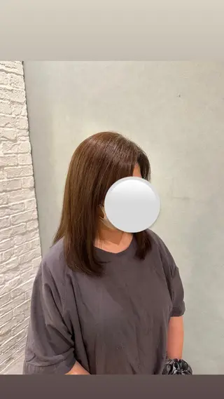 ミディアム 和泉市／mahae 吉田のヘアスタイル