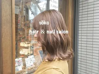 ミディアム カラー ヘアアレンジ sōko   Hair&Nail Salon所属・🫧一気にあか抜け 🫧mayuのヘアスタイル