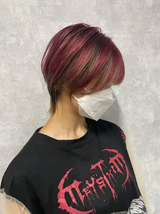 ショート C’LD hair  produce /シールドヘア所属・モテ髪/ボブ/ショー ト/アダチフウトのヘアスタイル