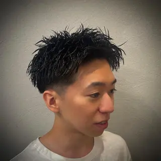 ショート メンズ ツイスパ/メンズ パーマ/歩夢のヘアスタイル