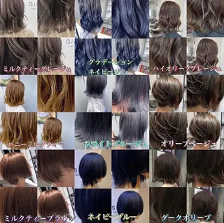 ミディアム カラー jill by gisel＿奥家のヘアスタイル