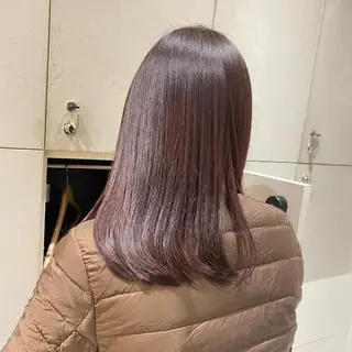 ミディアム カラー 艶感/ナチュラル 🌿マアヤのヘアスタイル