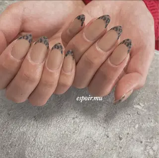 ロング ネイル espoir. muのネイルデザイン