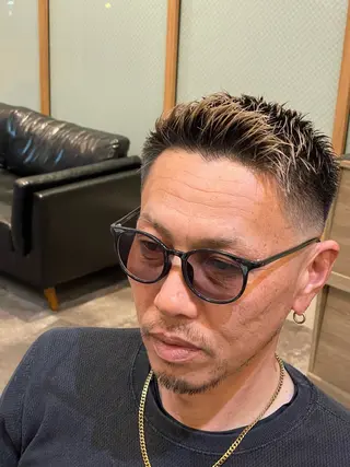 ショート メンズ smilehair国分寺店所属・💈barber 中根 龍星のヘアスタイル