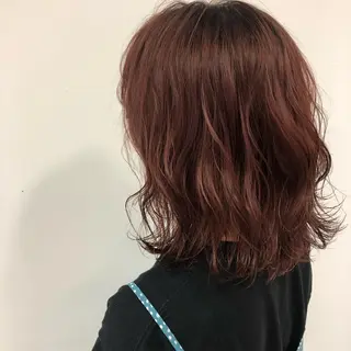 セミロング カラー GLROW haruhiのヘアスタイル