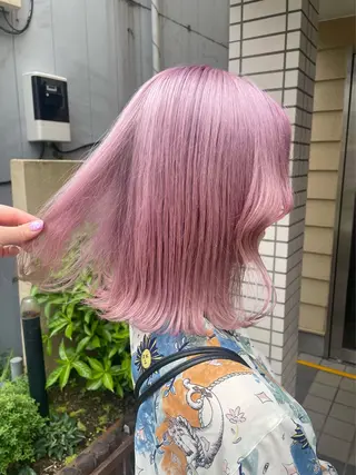 ミディアム カラー 🎀 原宿/ブリーチ 🎀 ♡Reina♡のヘアスタイル
