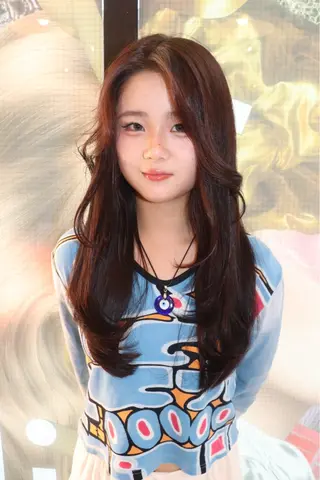 ロング カラー ヘアアレンジ @kyoniyy KYONIのヘアスタイル