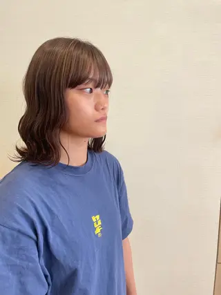 ミディアム 💿 kanna💿のヘアスタイル