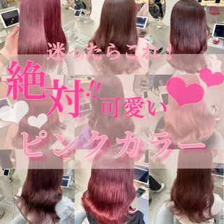 ロング カラー 新宿/韓国ヘア 中明度カラー/かやのヘアスタイル