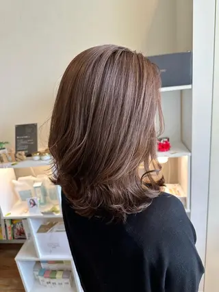 ミディアム カラー ヘアアレンジ ueki ayaneのヘアスタイル
