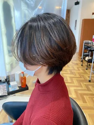 ショート 高木 麻知子のヘアスタイル