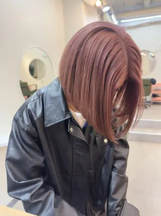 ショート カラー レイヤー/顔周り /いいぬまみかのヘアスタイル