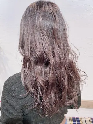 セミロング カラー 新宿/韓国風レイヤー 髪質改善/渋谷直樹のヘアスタイル