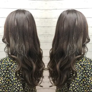 ミディアム カラー 韓国ヘア🤍髪質改善 🇰🇷AKANEのヘアスタイル