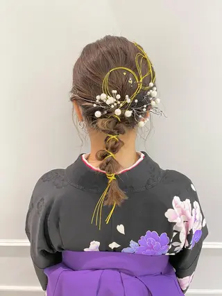 ヘアアレンジ 似合わせ艶髪カラー ❤️ハダユミのヘアスタイル