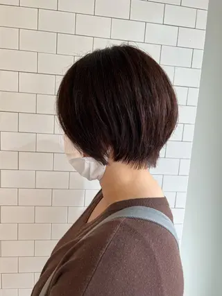 ショート ぱつボブ/ ショート/YUKIのヘアスタイル