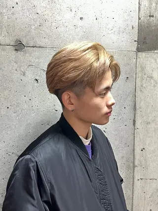 ショート カラー メンズ 金沢メンズサロン anciel金山慎吾のヘアスタイル