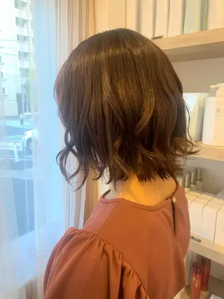 ミディアム カラー cher. 新井瑞希のヘアスタイル