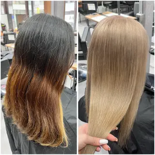 セミロング カラー MAKO ❤️‍🔥NEXTのヘアスタイル