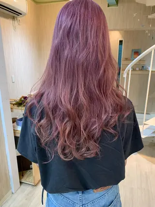 セミロング カラー パーマ ヘアアレンジ nico  原宿所属・nico【代表】 市川　拓也のヘアスタイル