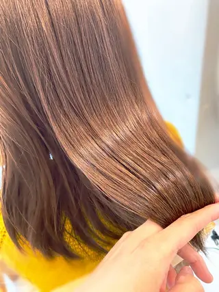 セミロング パーマ Natural所属・小柳 公邦のヘアスタイル