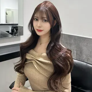 ロング カラー GO TODAY 原宿Verno店所属・韓国系支持率No.1 レイヤー特化/きょうのヘアスタイル