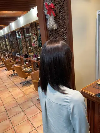 セミロング 白鳥 悠斗のヘアスタイル