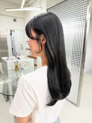 ロング カラー 表参道/赤み無し 透明感 colorのヘアスタイル