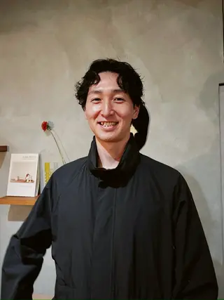 ショート パーマ メンズ メンズ特化ショート/ センターパート/福田のヘアスタイル