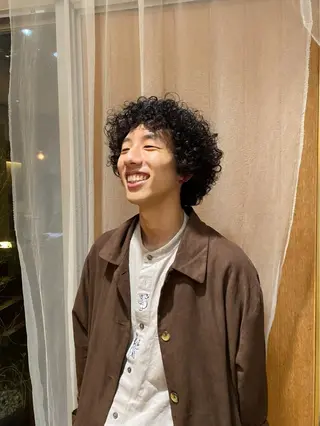 パーマ メンズ 似合わせカット /パーマ岡本淳平のヘアスタイル