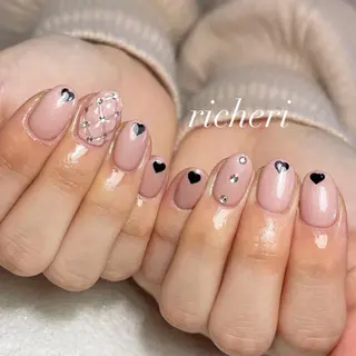ミディアム ネイル richeri beautyのネイルデザイン