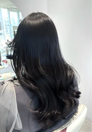 セミロング 木村 優奈/縮毛矯正/艶髪のヘアスタイル