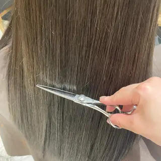 ロング カラー 茂木 結希のヘアスタイル