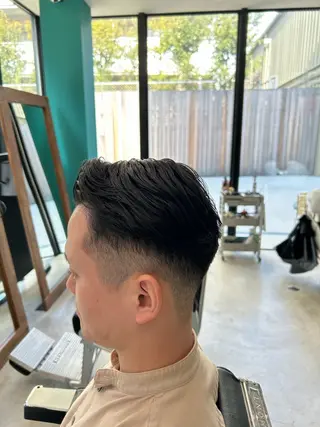 パーマ メンズ CARWASH BARBER所属・カーウォッシュ Naoのヘアスタイル