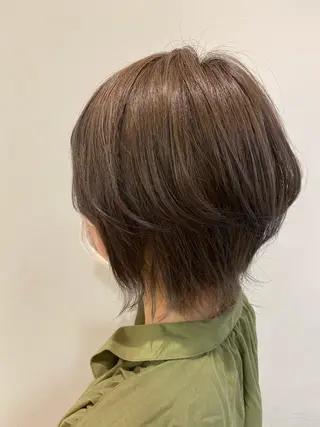 ショート カラー 🌷韓国レイヤー/艶 カラー🇰🇷amiのヘアスタイル