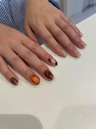 ネイル 束感まつ毛/ネイル/ LED♥KIRARAのマツエク・マツパデザイン