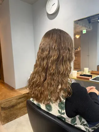 セミロング スパイラルパーマ /神野のヘアスタイル