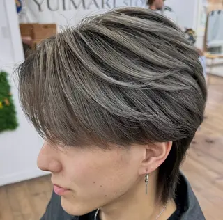 ショート カラー パーマ メンズ メンズ特化✂️ 小枝 優生のヘアスタイル